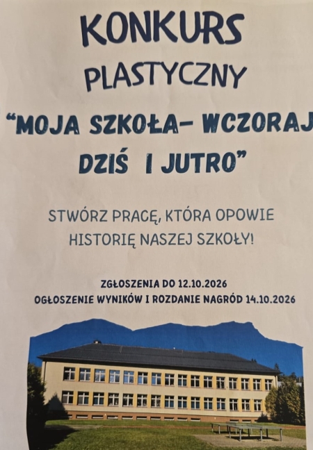 KONKURS PLASTYCZNY - MOJA SZKOŁA